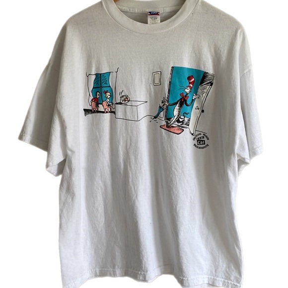 Dr. Seuss Tops Retro Dr Seuss Cat In The Hat Official Movie